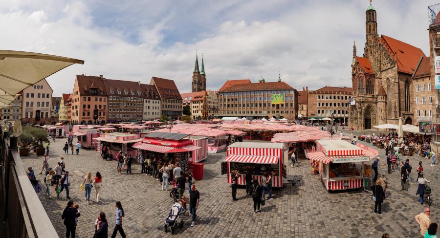 Marktplatz in Nürnberg